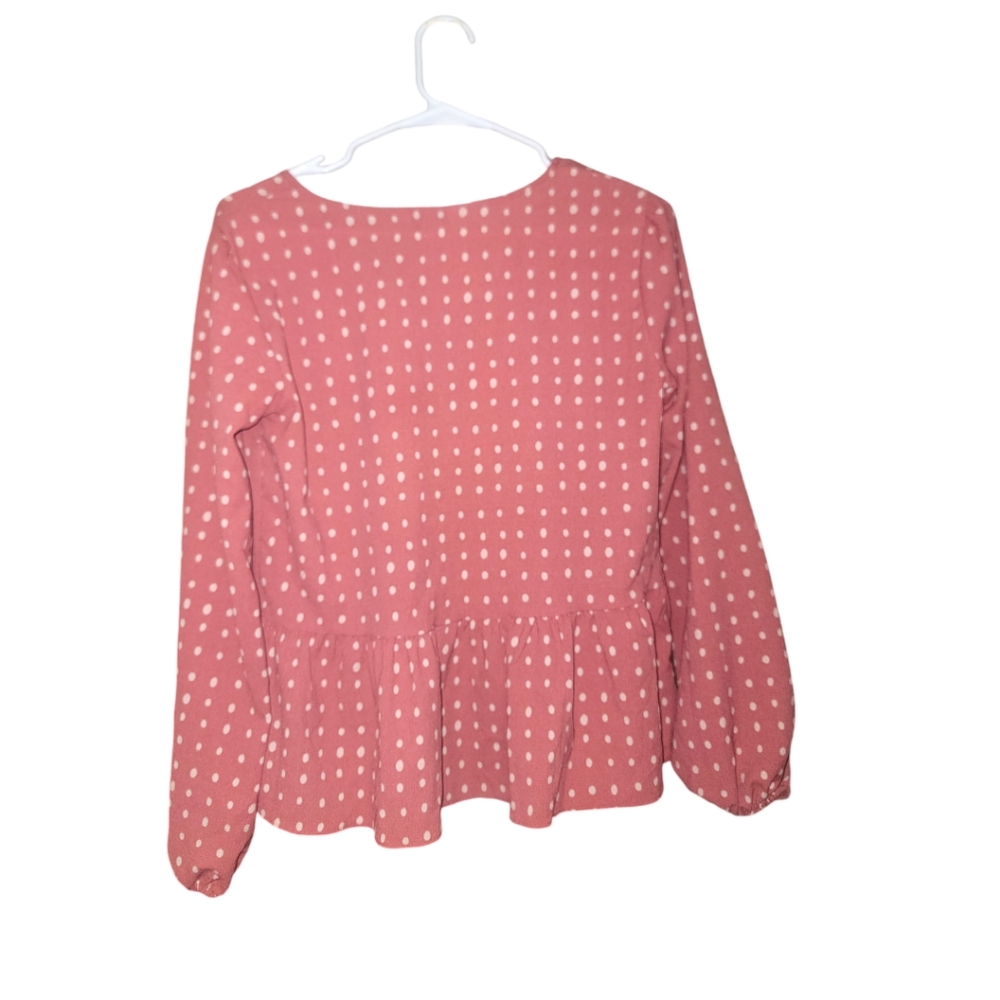 Nine West Polka Dot Blouse Women's XS - Picture 3 of 4